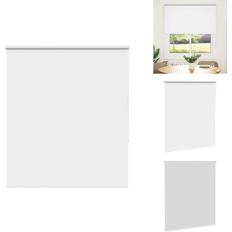 Verdunkelungsrollo Weiß 140x150cm Stoffbreite 136,6cm Polyester - Verdunkelungsrollo - Verdunkelungsrollos - Rollo - Verdunklungsrollo (1/5)
