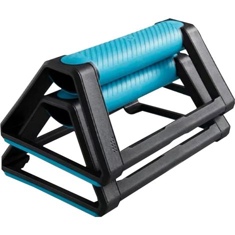 Supports de pompes pour homme, outil de musculation du haut du corps, poignées antidérapantes, poignées ergonomiques au sol, 19 x 11 x 7 cm, bleu (1/5)