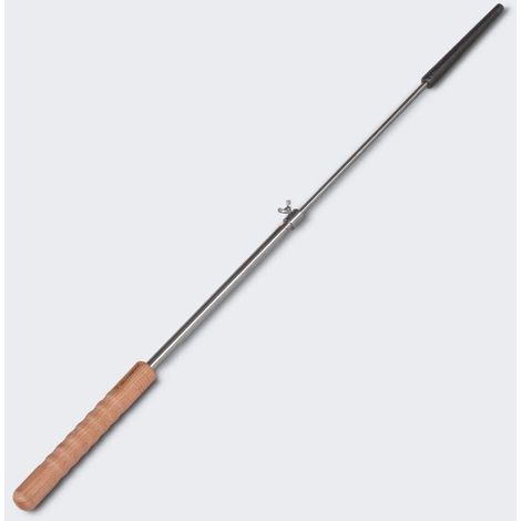 Petromax Spiedino telescopico per pane in ferro e legno