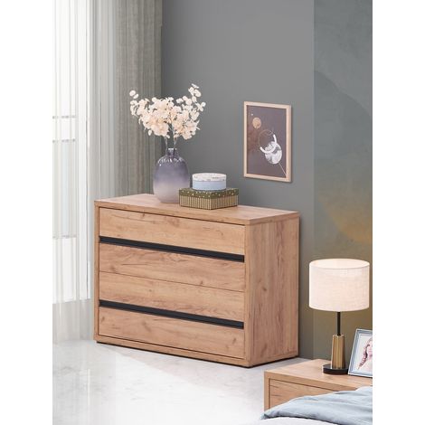 Commode contemporaine chêne français Erwan (1/4)