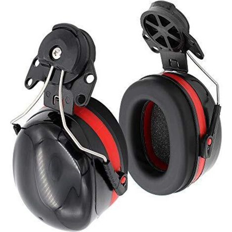Ear covers for noise-canceling headphones - Hearing protection for work, Black, 10X5X3cm (1/5)