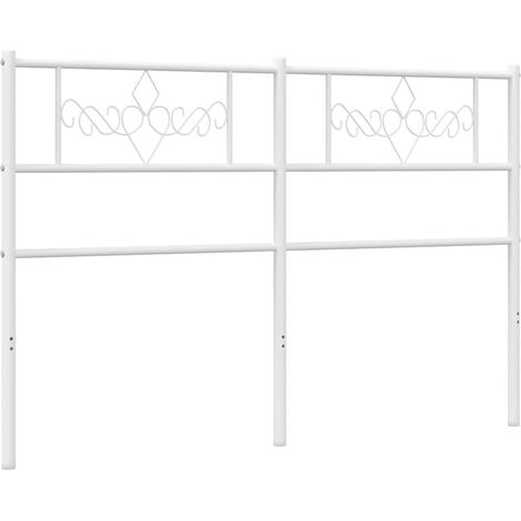 Maison Exclusive - Testiera di Ricambio in Metallo Bianco 160 cm