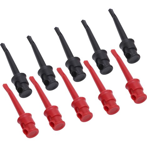5 Sätze Prüfhaken-Schweißmultimeter-Mini-Greifklemmen für Schaltungstests J.30007 (1/5)