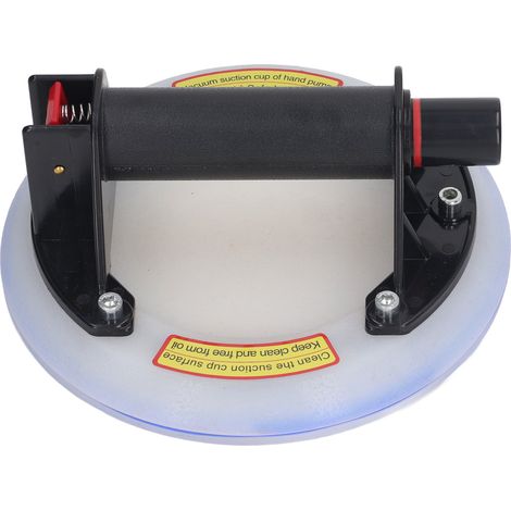 Ventouse de levage manuelle à forte aspiration en ABS silicone pour verre carrelage sol carrosserie avec 1 coussin et 2 filtres (1/5)