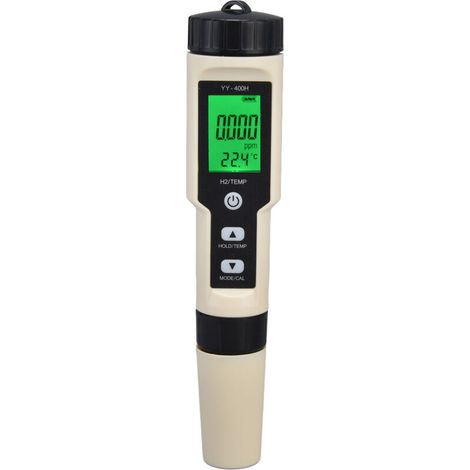 Testeur Numérique de Dihydrogène à Haute Sensibilité avec Écran LCD Rétroéclairé pour Aquariums Jardinage et Laboratoires (1/4)
