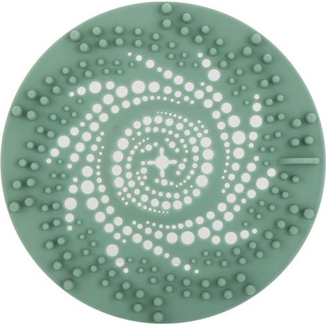 Filtre Anti-cheveux - 14 cm x 1 cm - En TPR Souple et Réutilisable - Pour Évier Cuisine et Drain Douche - 1 Pièce (1/5)
