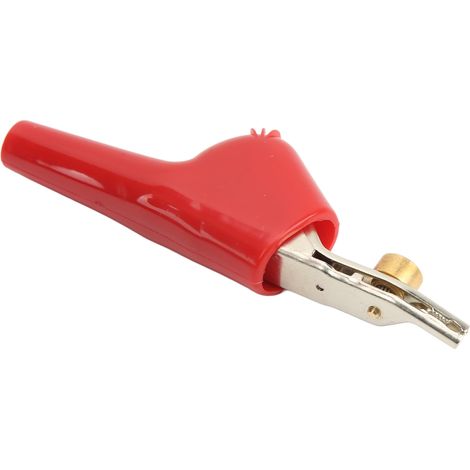 Krokodilklemme für Telekommunikationstests, Abisolierzange mit Nadel, 25 mm Öffnung, J.60043Rot (1/5)