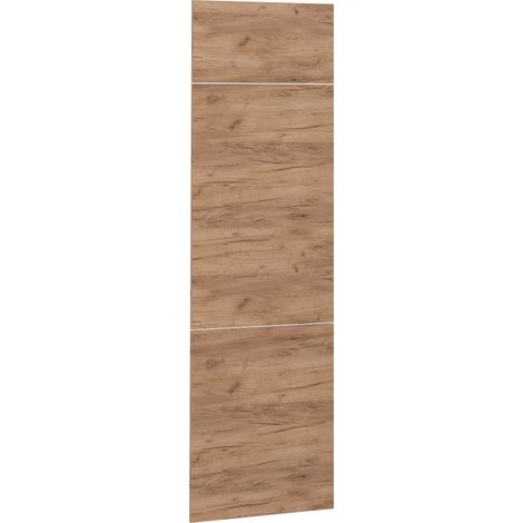 Frente de cocina R-Line, Roble dorado, 59.6 x 196 cm frente de mueble para mueble de integración de frigorífico, Vicco (1/5)