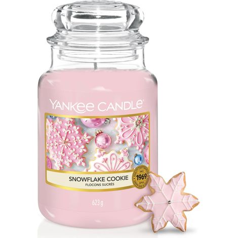 Grande Bougie en Jarre, Parfum Flocons Sucrés, 623 g (1/5)