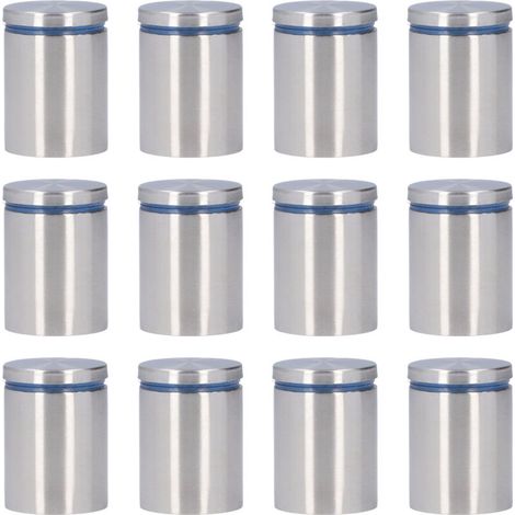 Clous publicitaires en acier inoxydable, 12 pièces, vis de support pour panneau mural 38x50mm pour chambre de supermarché (1/5)