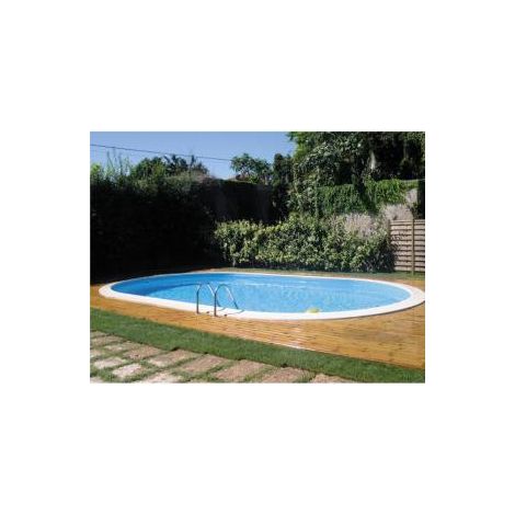 Piscina ovalada enterrada de acero Gre Madagascar KP EOV 7059 (1/5)