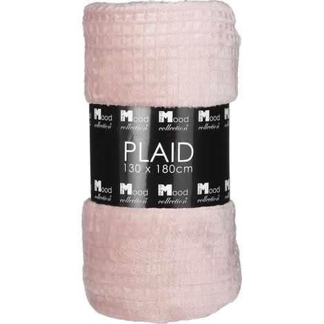 In The Mood Collection Plaid Pêche H1xl130xL180cm (1/3)