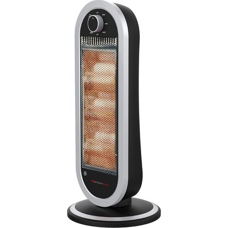 Heizung SAHARA 3 Tubi 1200W Leistung, rotierende Funktion und Schutz gegen Umkippen