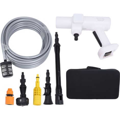 Nettoyeur haute pression pour voiture, moto, vélo, vitres, murs et meubles, avec écran LCD et moteur sans balais. (1/5)