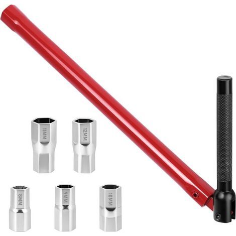 Cle Pour Robinet Evier, Outil de Montage de Robinet 8-12mm + 6 Douilles clé de robinet, clés pour lavabo, pour la cuisine, la salle de bain et l'évier (1/5)