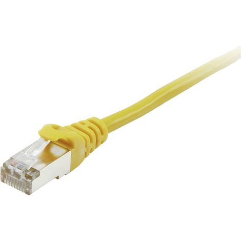 Equip 605564 RJ45 Câble réseau, câble patch CAT 6 S/FTP 5.00 m jaune contacts dorés 1 pc(s) (1/4)