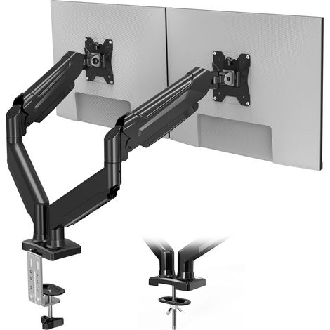 Support Ecran PC 2 Ecran Articulé à Ressort à Gaz, 13-32 Pouces (1/5)