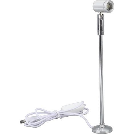 LED-Aluminium-Spot, Vitrinenbeleuchtung, 5V USB-Stehlampe, für Schminktisch, Kleiderschrank, Galerie (1/5)
