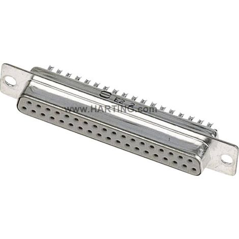 HARTING 09670154715 Connettore femmina SUB-D 180 ° Numero Poli (num): 15 Punte a saldare 1 pz. (1/2)