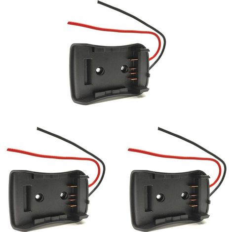 adaptateurs de batterie compatibles avec les connecteurs d'alimentation de la station d'accueil Flexvolt, tension maximale 60 V, câble de calibre 12, 54 (1/4)