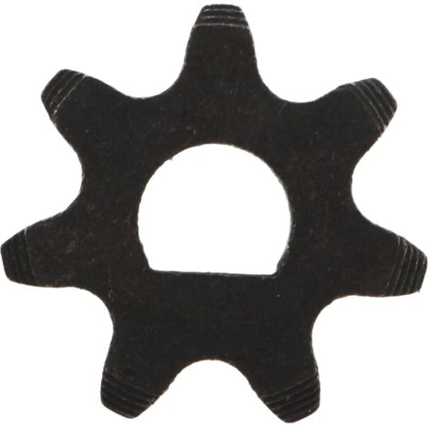 Pignon moteur 7 dents en acier au carbone pour plateau de vélo ordinaire (1/5)