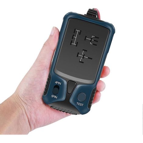 12V Kfz-Relais-Tester, Batterietester, Kfz-Elektronik-Relais-Tester, LED-Lichtanzeige, Kfz-Batterie