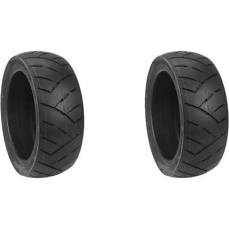 Pneu de route tubeless 2X 80/55-7.0 (10.5x3.0), caoutchouc noir, pour vélos de route (1/5)