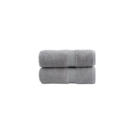 Premium-Waschlappen, 2er-Set, grau, 30 x 30 cm, 600 g/m² - Crezuo (1/5)