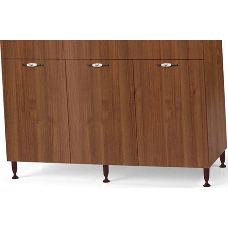 Sottolavello cucina componibile con ante 120 cm noce (1/5)