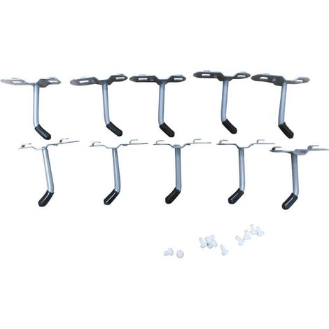 Lot de 10 crochets a outils pour mobilier d'atelier Holzmann wess13hook (1/2)