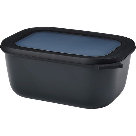 Mepal multi cuenco cirqula rectangular 1500 ml - negro nórdico (1/5)