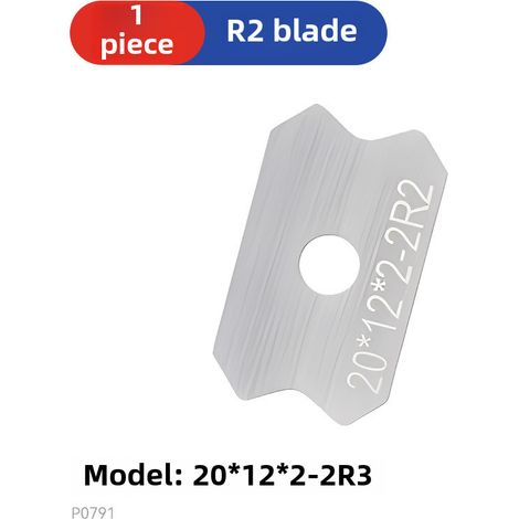 Ébavurage, ébavurage, outil de finition pour bandes d'étanchéité, outil de finition manuel pour le travail du bois en alliage d'aluminium, racloir de bord (R2 [lame]) (1/5)