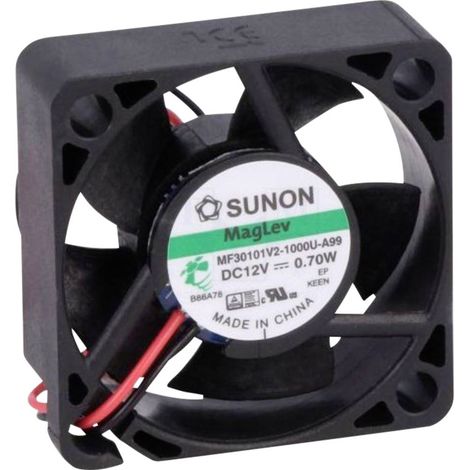 Sunon MF30101V21000UA99 Ventola assiale 12 V/DC 7.81 m³/h (L x L x A) 30 x 30 x 10 mm (1/2)
