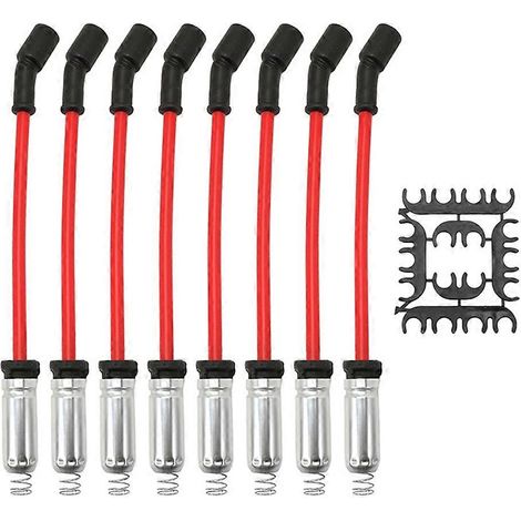 Câbles de bougies d'allumage haute performance 12192133 88862397 748UU 748HH 748EE pour GMC Chevrolet Cadillac Hummer (1/5)