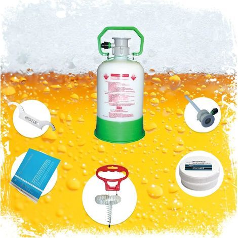 Zapfanlagen Reinigungsset Easy Mit Reinigungsbehälter, Desinfektionsmittel & Zubehör, Art: Köpi - Fitting Reinigungsmittel: Bevi - Power Pulver - Alkalisch Reinigungsbürste: Köpi und Korb (1/4)