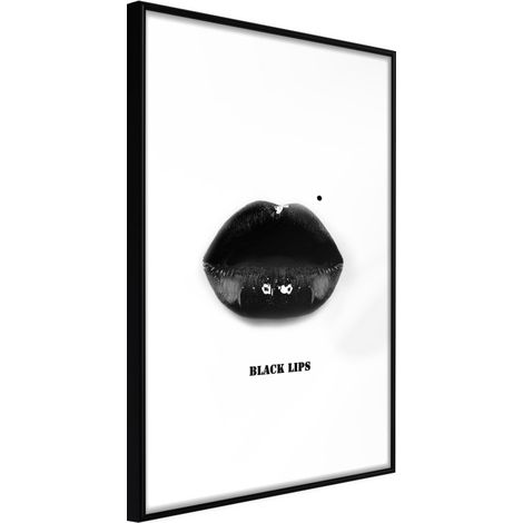 Affiche Murale Encadrée "Deadly Kiss" 40 x 60 cm Noir