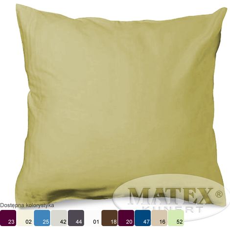 Federa per cuscino - cotone satinato, tinta unita, oro, 40x40 (1/4)