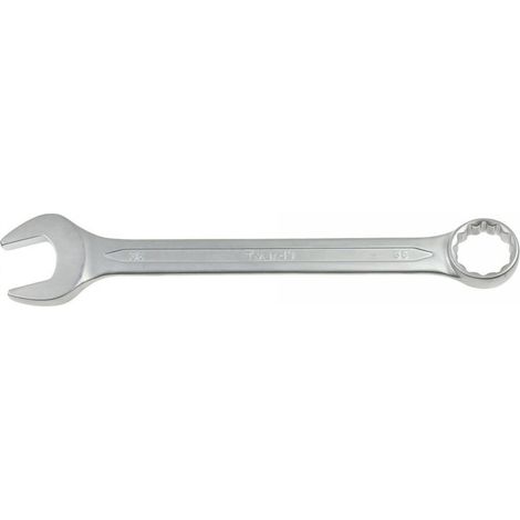 Clé plate finition satinée 38 mm CRV - CS DIN3113A(5/20) (1/2)