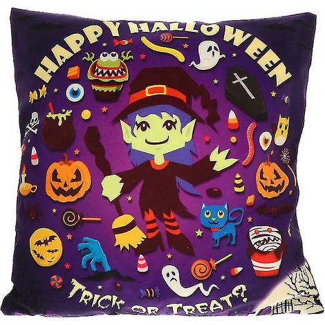 1 Kissenbezug für Halloween-Dekoration
