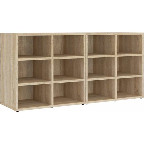 Maison Exclusive - Zapateros 2 uds color roble Sonoma 52,5x30x50 (1/5)