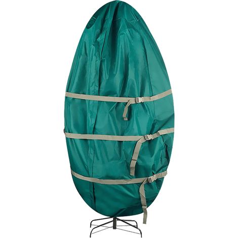 Cover de Protection pour Sapin de Noël en 600D Oxford Vert - 89x190cm (1/5)
