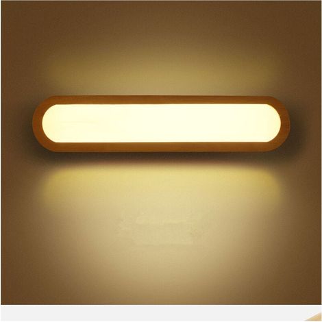 Applique Murale LED En Bois Massif Luminaire Décoratif Intérieur Chambre Couloir Escalier (1/4)