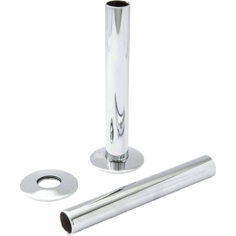 Heatwave 130mm Decorative Pipe Sleeve Kit Chrome