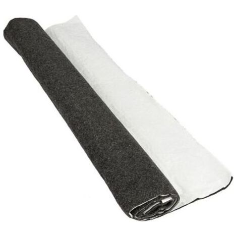 Moquette acoustique adhésive 70x140cm – Isolation phonique renforcée – Pour surfaces béton, bois et carrelage – Couleur anthracite (1/3)