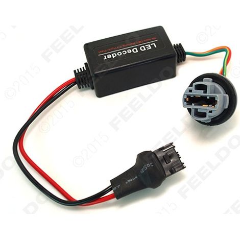 Car LED Decoder T20 7440: Reversing Light & Brake Light Decoder, LED Light Fault Decoder (1/3)