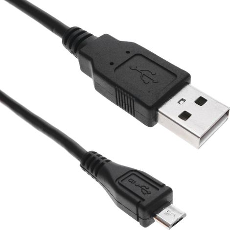 BeMatik - Câble USB 2.0 (AM/Type-M MicroUSB B) 80cm (1/5)