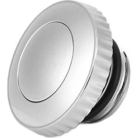Bouchon de réservoir moto en aluminium, remplacement pour modèles Davidson, filetage horaire, argenté (1/5)