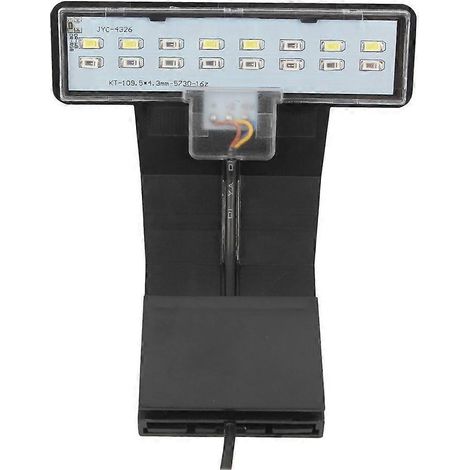 Ultradünne LED-Aquarienleuchte, 9 W, Pflanzenwachstumslampe, Klemmbefestigung, US-Stecker, B (1/5)