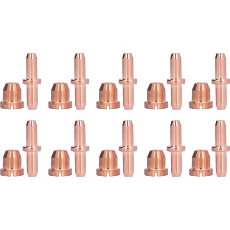 Kit 10 pièces consommables pour découpeur plasma, électrodes et buses de torche, accessoires pour coupe TC80 (1/5)