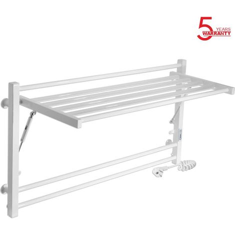 Toallero eléctrico ASTOR 1000x540 con temporizador ECO, 225W, Blanco